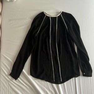 BANANA REPUBLIC black shirt, size xxs